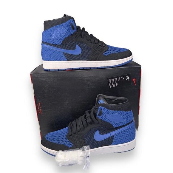 Air Jordan 1 Retro High OG Flyknit 'Royal' 919704-006 Men's 10 - Picture 1 of 13